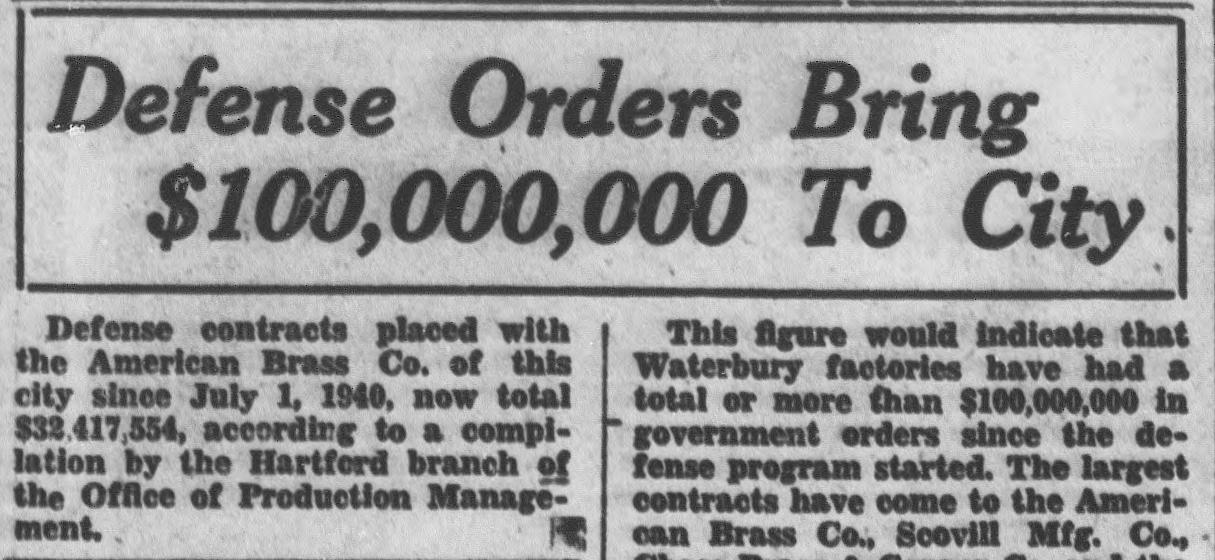 Waterbury Democrat, December 10, 1941, p. 7